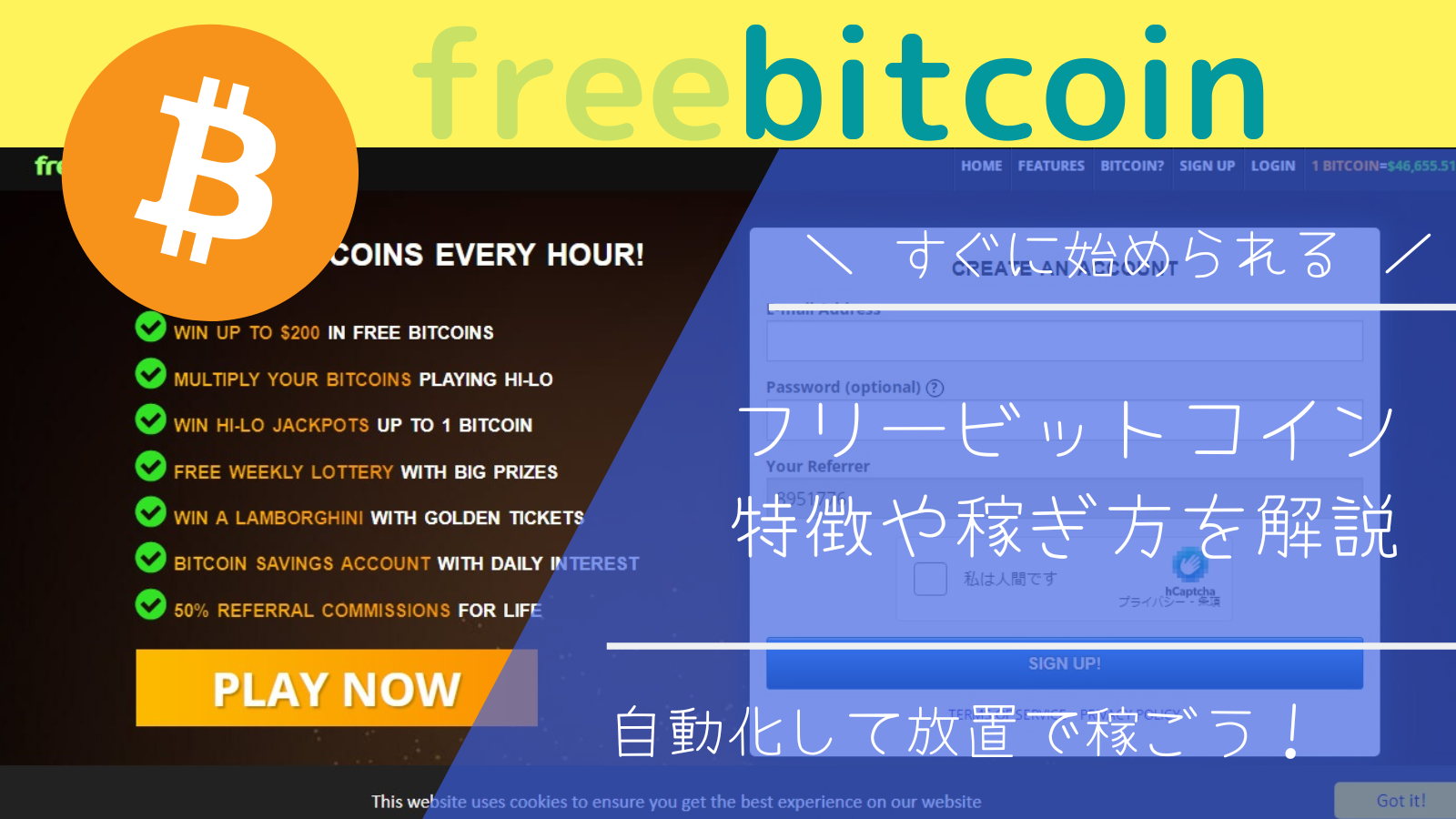 Freebitcoin フリービットコイン の使い方完全ガイド 自動化して放置で稼ぐ方法も